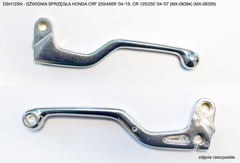 Clutch Lever Honda CRF250R 04-20, CRF450R 04-20, CR125 04-07, CR250 04-07, CRF250X 04-19, CRF450X 05-18 Silver