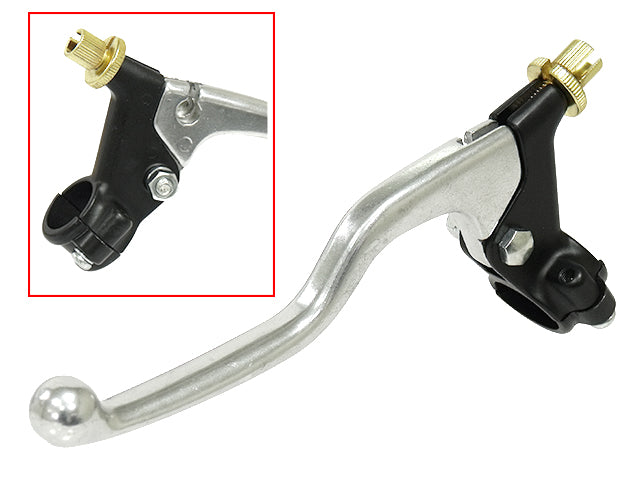 Clutch Lever with Holder Kawasaki KX65 00-01, KX85 00-01, KX125 97-05, KX250 90-04, KXF250 04, Suzuki RMZ250 04
