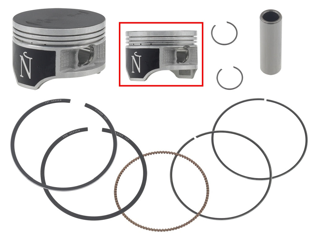 Piston HONDA CRF 230F 03-19, CRF 230L, M 08-09 (+0.50MM) (RINGS NX-10230-2R) (66.0MM)