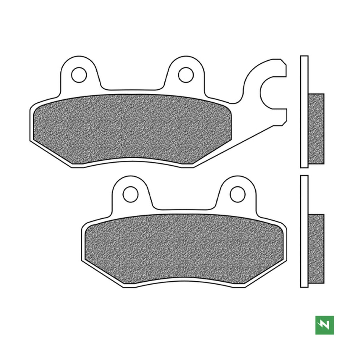 Brake Pads Front KH197 (ORGANIC)
