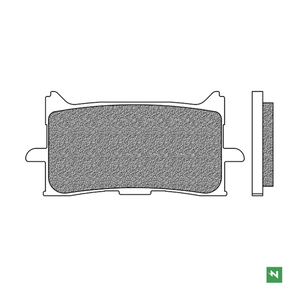 Brake Pads Front KH679 (TOURING ORGANIC)