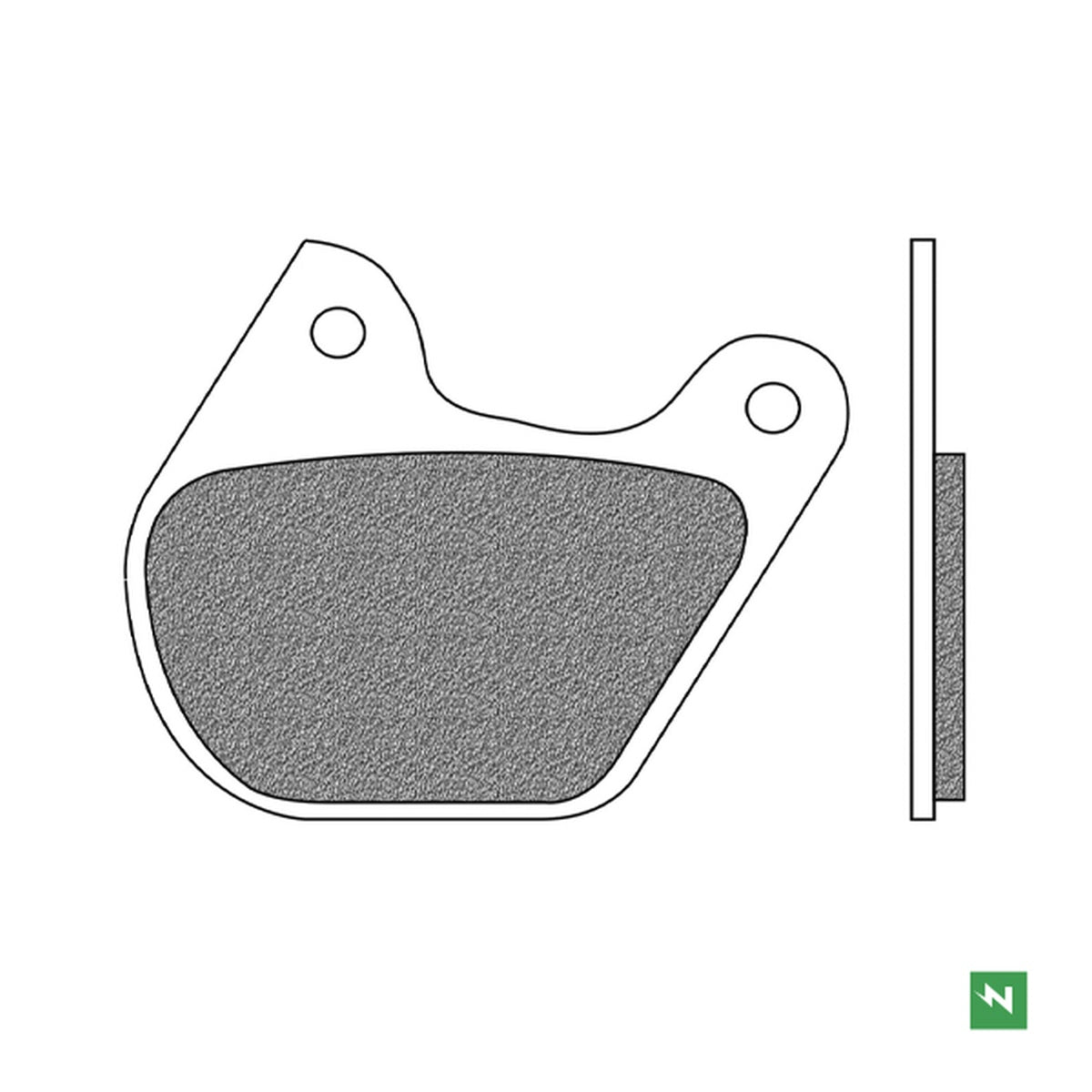Brake Pads Front, Rear KH072
