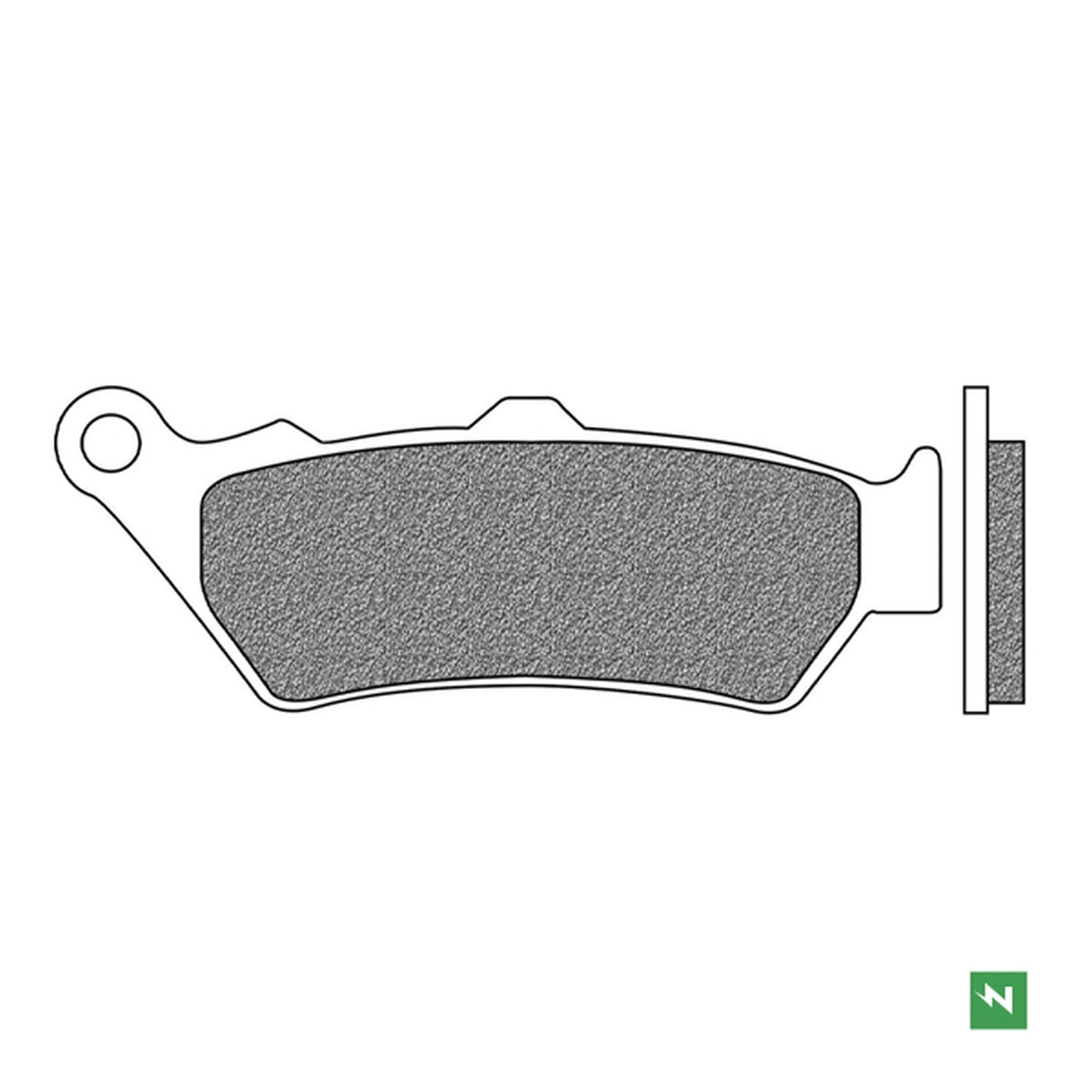 Brake Pads Front, Rear KH209 (TOURING ORGANIC)