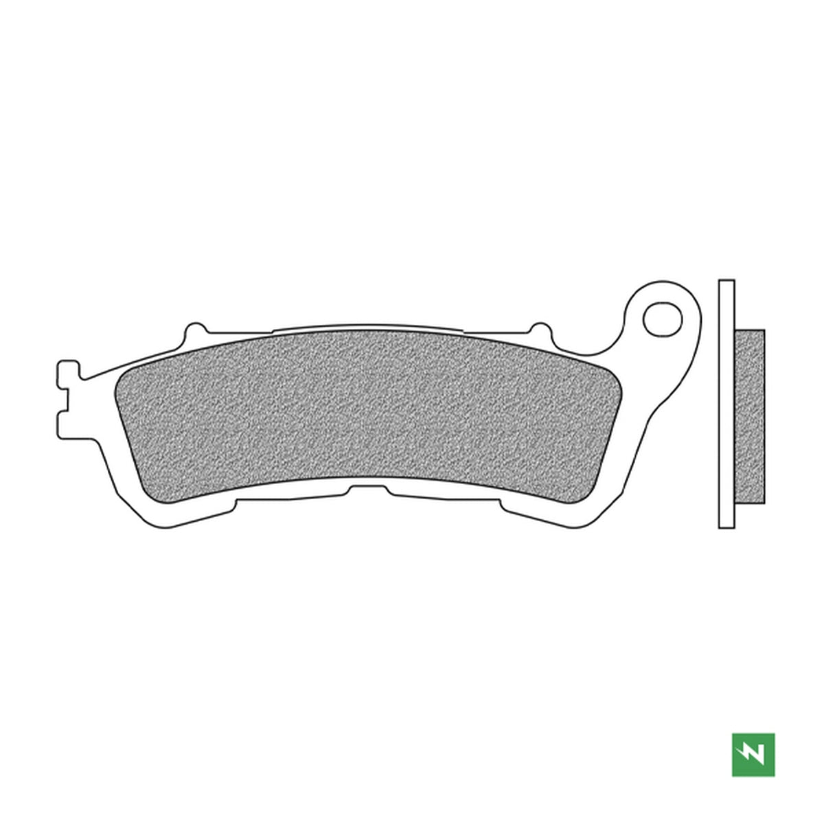 Brake Pads Front, Rear KH261, KH281 (TOURING SINTER)