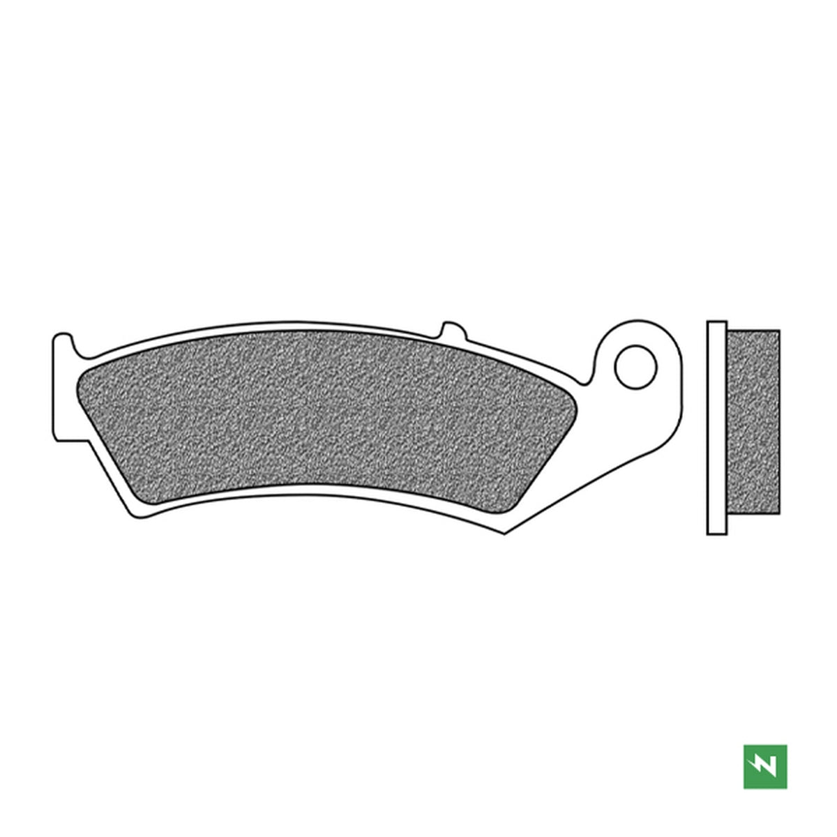 Brake Pads Rear KH143 HONDA NSR 250 94, RVF 400RR 94-96, VFR 400 89-92, NR 750N 92, VFR 750 88-90, RVF 750RR 94-98