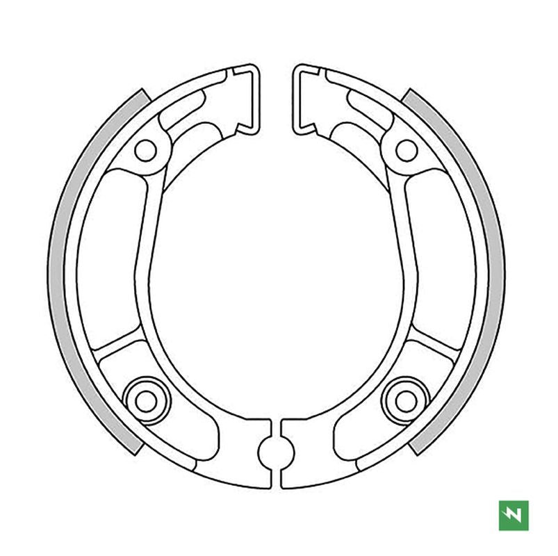 Brake Shoes Front, Rear HONDA C 90 82-03, CR 80R 80-85, CRF 150F 03-17, CT 110 80-09, CT 125 76-85, MTX 125, 200 83-86, TL 200 76-79, XL 125 78-82, XL 185 80-82, XL 125R 84-, XL 250R 84-87, XL 350R 83-84, XR 125L