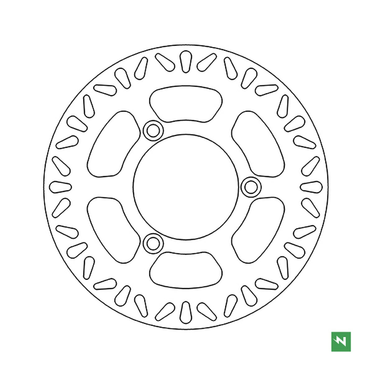 Brake Disc Front, Rear SUZUKI BURGMAN 125, 200 06-14 (240X89X4.5) (3X10.5MM)