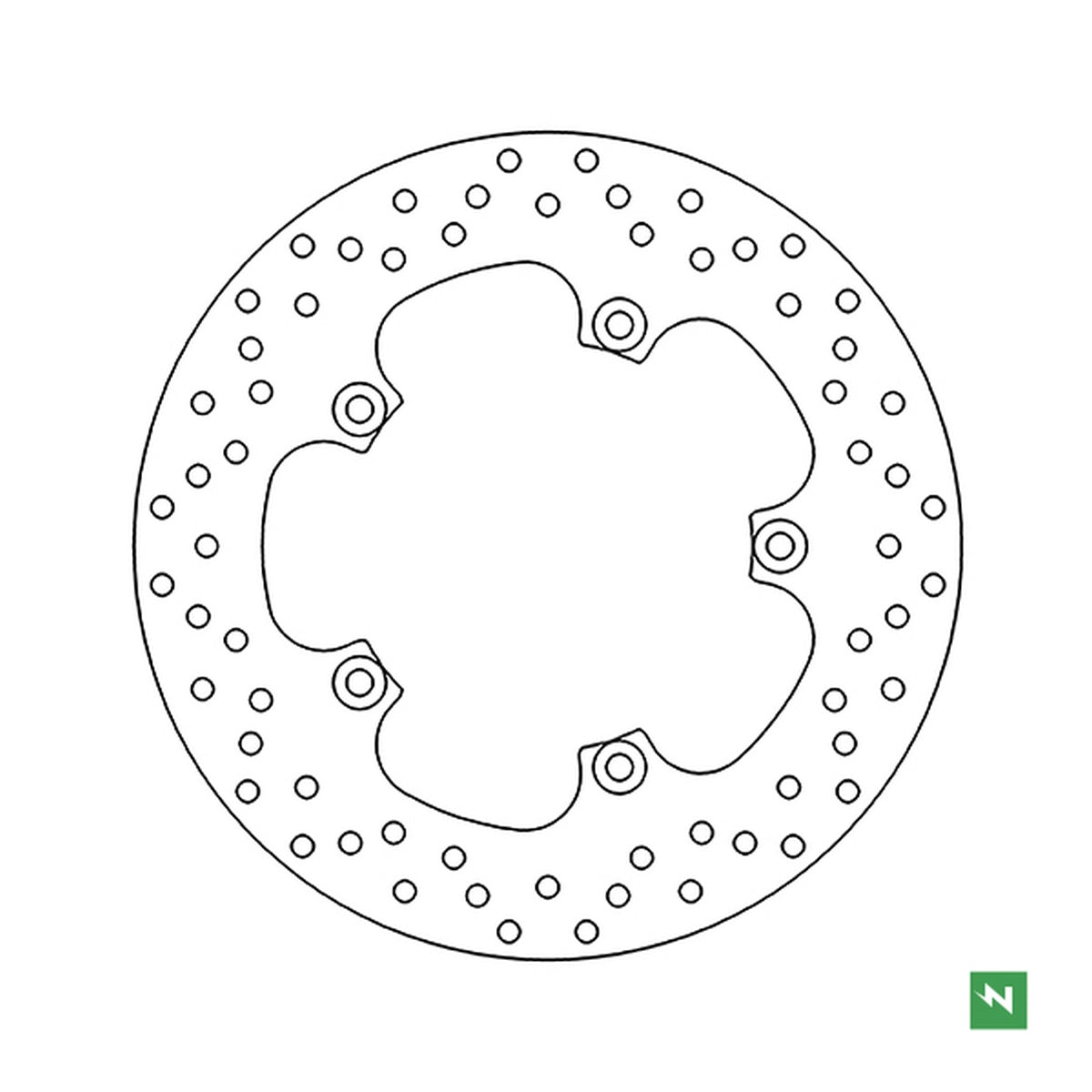 Brake Disc Front, Rear YAMAHA MAJESTY 250, 400 (267X132X4.5), FZ8 FAZER 10-16