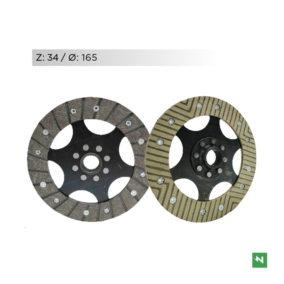 Clutch Plates BMW R 45, 65 80-93, R 80R, RT, GS, ST 80-95, R 100R, RT, CS, GS 80-96 (MCC600) (EBS6601) (DRY CLUTCH)