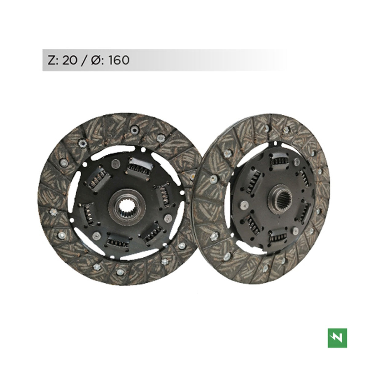 Clutch Plates MOTO GUZZI NTX 350, 650 86-90, V35 77-90, V50 77-90 DRY CLUTCH
