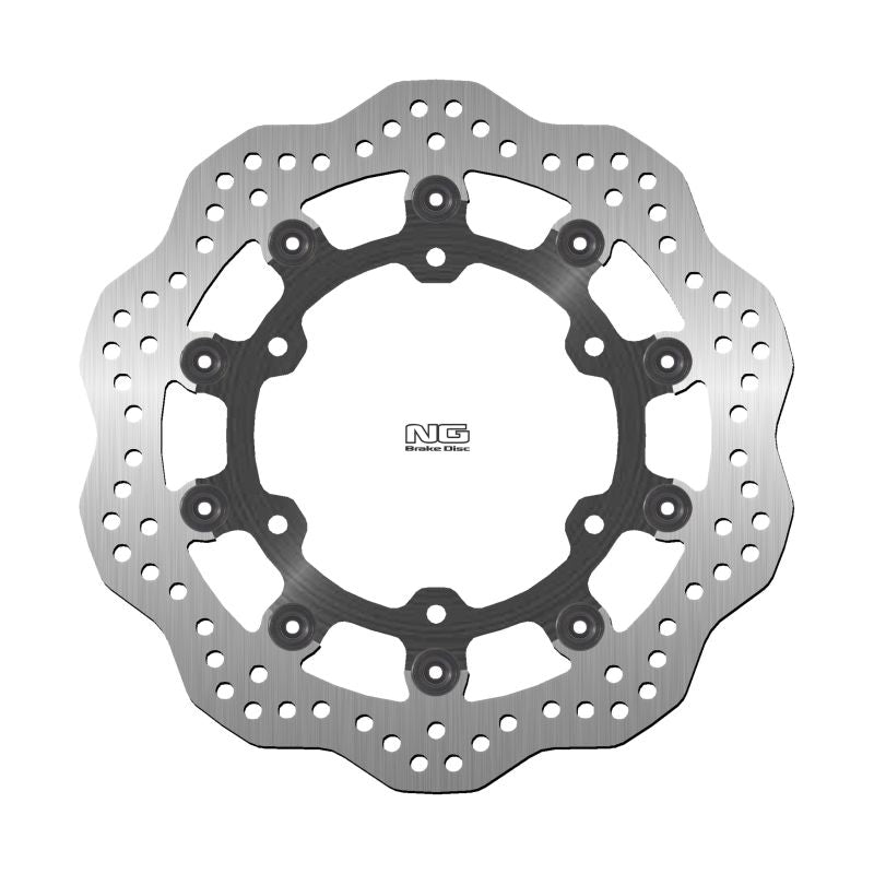 Brake disc (rotor) front HYOSUNG AQUILA 650 '04-'05 (298X130X4MM) (6X10,25MM) WAVE Floating