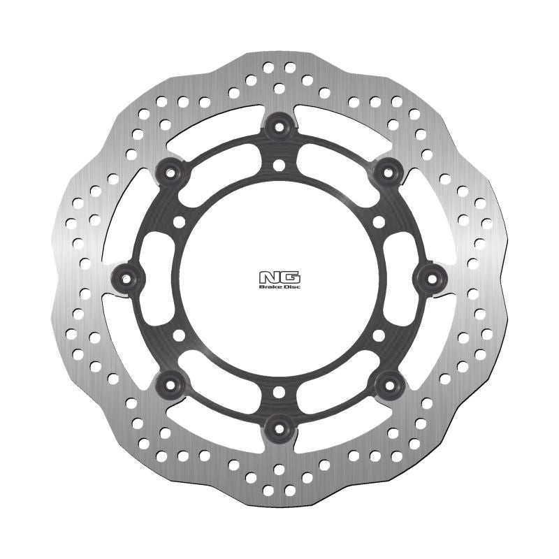 Brake disc (rotor) front HYOSUNG GV 700C '05-'09, GV 650 AQUILLA '04-'18, ST-7 '10-'15, YAMAHA WR 250X '08-'14 (300X132X5MM) (6X8,5MM) WAVE Floating