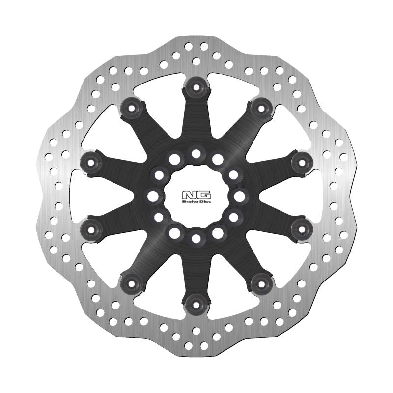 Brake disc (rotor) front SUZUKI VS 1400 INTRUDER '87-'10, VS 750 INTRUDER '85-'91, VS 800 INTRUDER '91-'04, VS 600 INTRUDER '91-'04 (296X57X5MM) (6X10,25/8,25MM) WAVE Floating