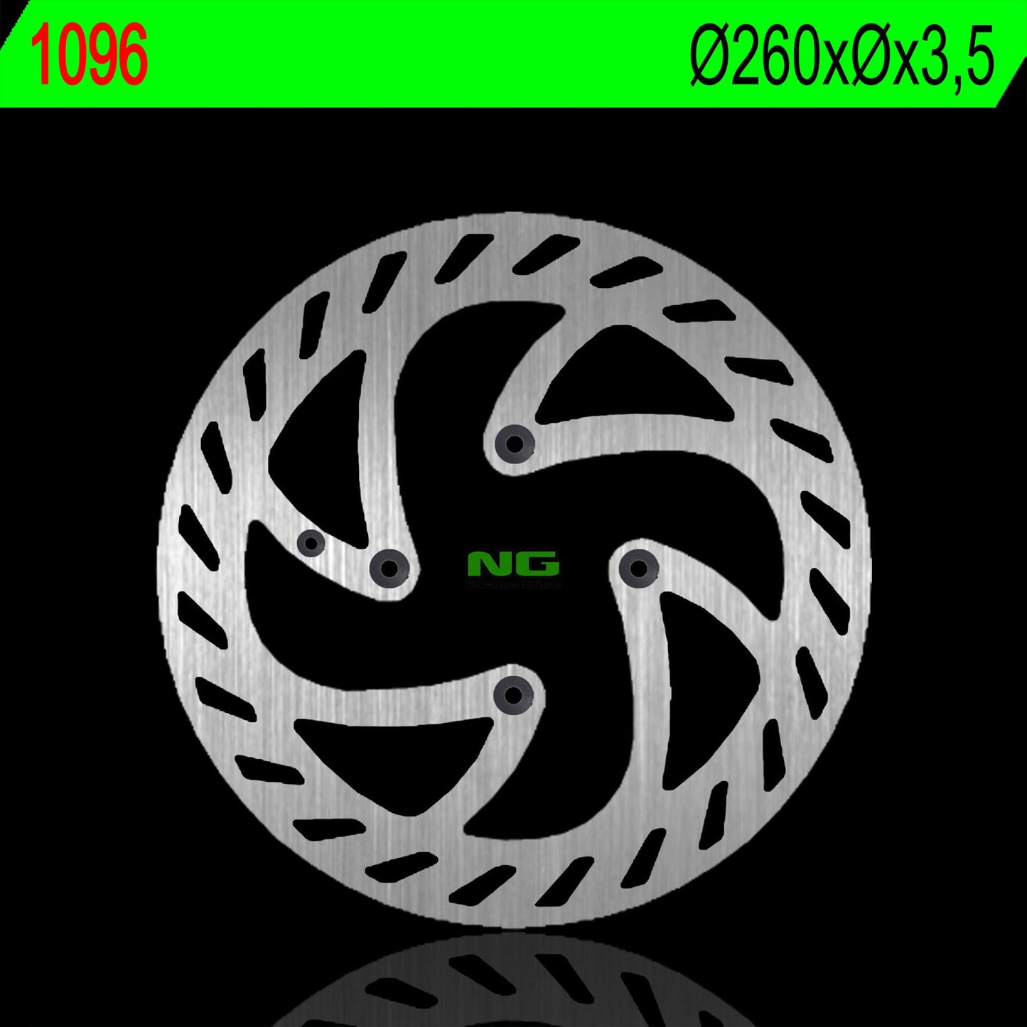 Brake disc (rotor) front AJP 125/200/240 ENDURO (Diameter 260MM (4X6,5MM)