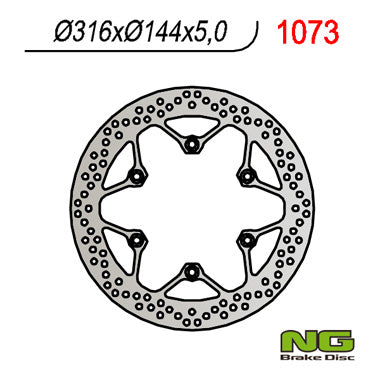Brake disc (rotor) front HONDA ST 1100 '96-'01 (316X144X5) VF750C '94-'04, VT1100C '92-'98, NTV 650 '88-'98