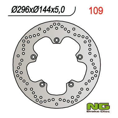 Brake disc (rotor) front HONDA VT 600 C '88-'95, VT 500C '83-'86, VT 750C '86-'87 (296X144X5)