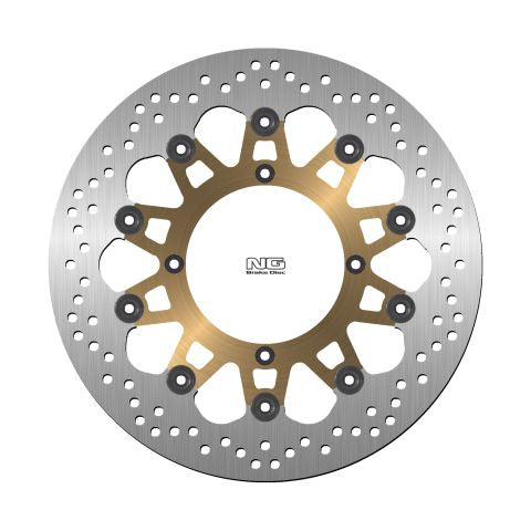 Brake disc (rotor) front HUSQVARNA NOX570 '01-03, SM510/610 '05-10, SMR630 '05-13 (320X120X5MM) (4X8,5MM) Floating (Aluminium center) - Replaces NG1561