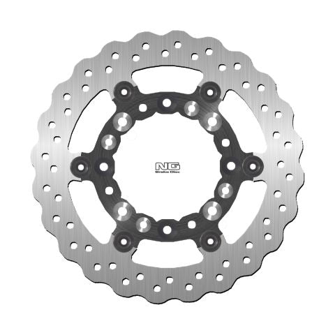Brake disc (rotor) front KAWASAKI KDX 125 '90-03, KLX 250 '09-14, KLX 650 '93-14 ( 250X100X3MM) (4 Holes) WAVE Floating