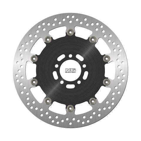 Brake disc (rotor) front KAWASAKI VN1500/1600 MEAN STREAK '02-08, W800 '19-22 (320X61X5MM) (5X10,5MM) Floating (Aluminium center)