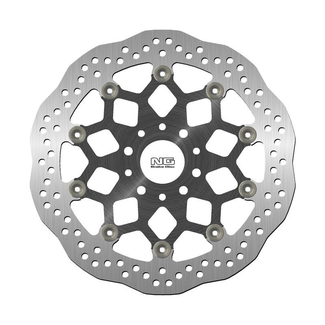 Brake disc (rotor) front KTM DUKE 890 R ABS '20-'22 (320X52X5MM) (5 Holes) Floating (Aluminium center) WAVE