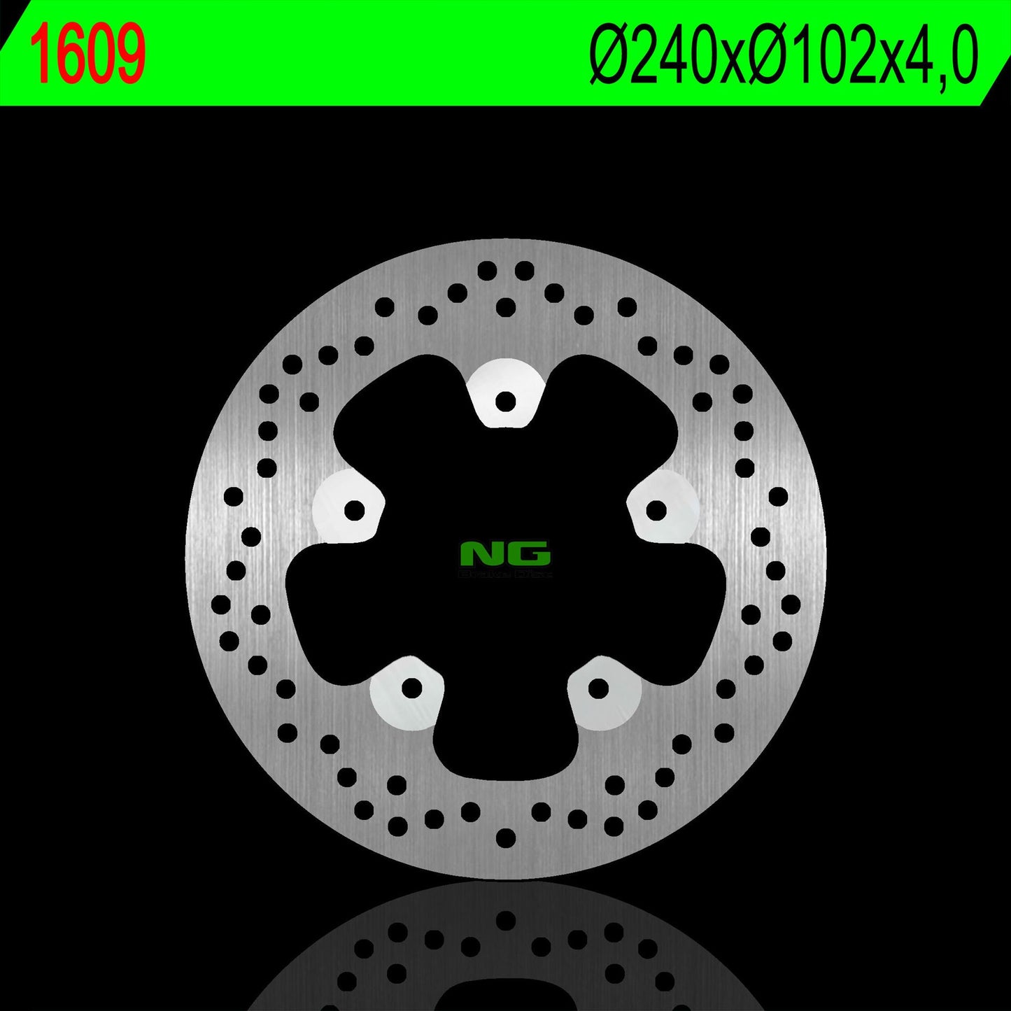 Brake disc (rotor) front PIAGGIO LYBERTY 125 16-18, (240X102X4,0MM) (5X8,5MM)