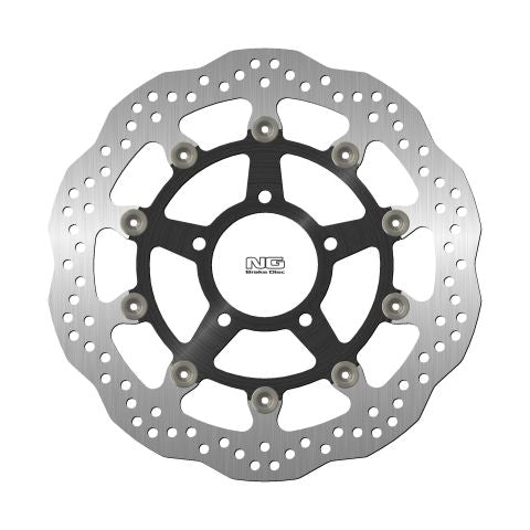 Brake disc (rotor) front TRIUMPH DAYTONA 955 '02-06, SPRINT 1050 '05-14 (320X78X4,5MM) (5X10,5MM) WAVE Floating (Aluminium center)