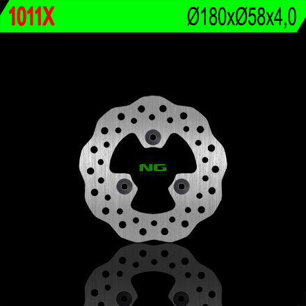 Brake disc (rotor) front/rear ARCTIC CAT ATV, KYMCO SCOOTER / ATV (180X58X4) (3X10,5) WAVE - Replaces NG1010X