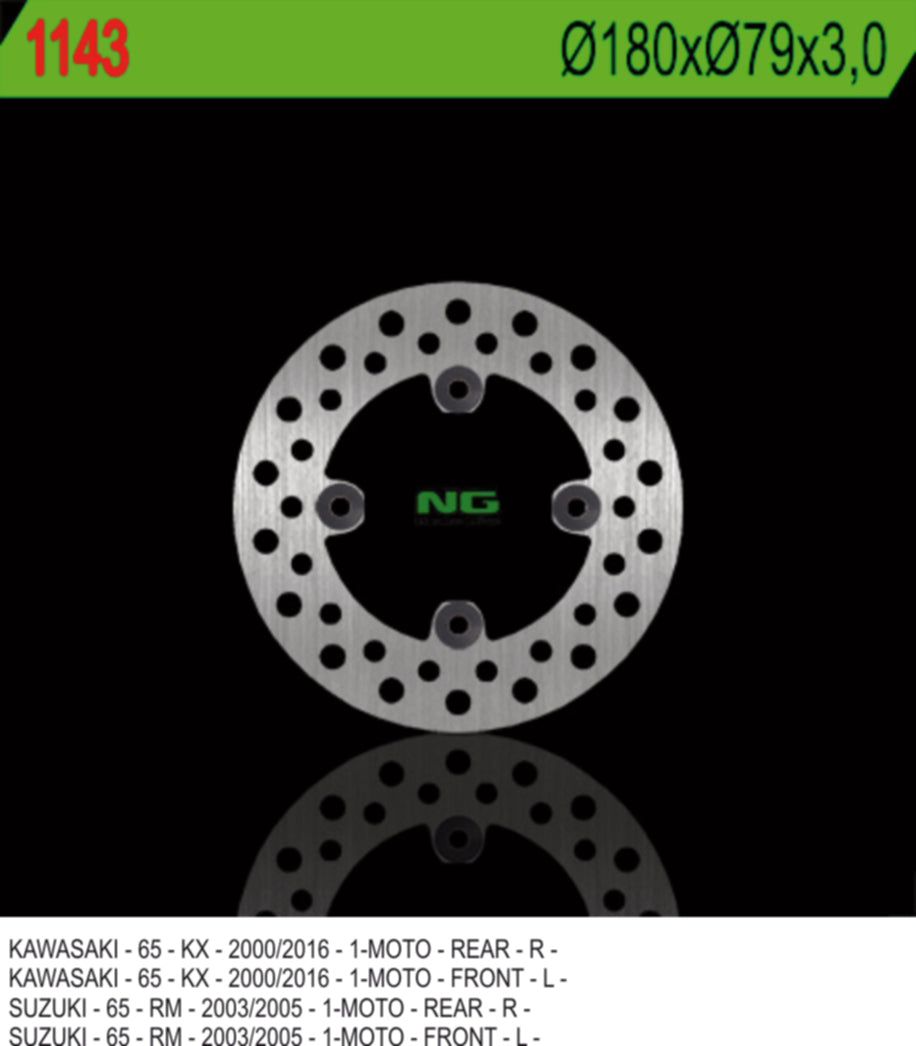 Brake disc (rotor) front/rear KAWASAKI KX 65 '00-'20, SUZUKI RM 65 '03-'05