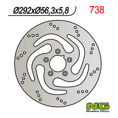 Brake disc (rotor) rear HARLEY-DAVIDSON