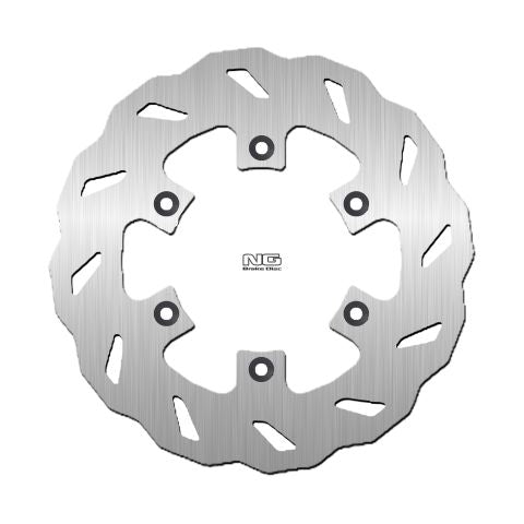 Brake disc (rotor) rear KAWASAKI KDX 200/250 '89-96, KLX 650 '96-14, KX 125/250/500 '86-04 (220X100X4,5MM) (6X6,5MM) WAVE