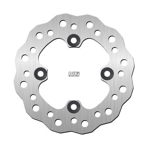 Brake disc (rotor) rear KAWASAKI KLX140 '11-23, KX100 '89-21, KX80 '79-00, KX85 '00-24 (184X84X3MM) (4X9,5MM) WAVE