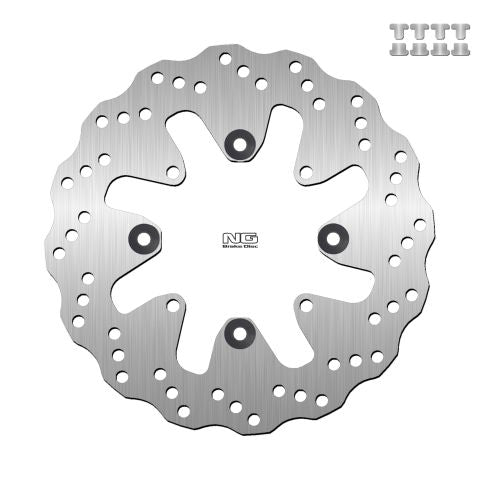 Brake disc (rotor) rear KAWASAKI VERSYS 650 '15-16 (250X100X4,5MM) (4X10,5MM) WAVE