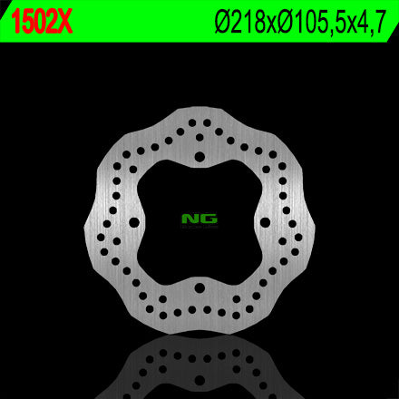 Brake disc (rotor) rear POLARIS SPORTSMAN 400/450/500/570/700/800, RANGER 400/500/570/700/800/900 (218X105,5X4,7) (4X10,5MM) WAVE