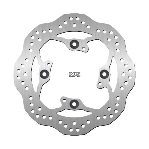 Brake disc (rotor) rear TRIUMPH BONNEVILLE 900/1200 '17-21, SCRAMBLER 1200 '19-21 (255X105X5,5MM) (4X10,5MM) WAVE