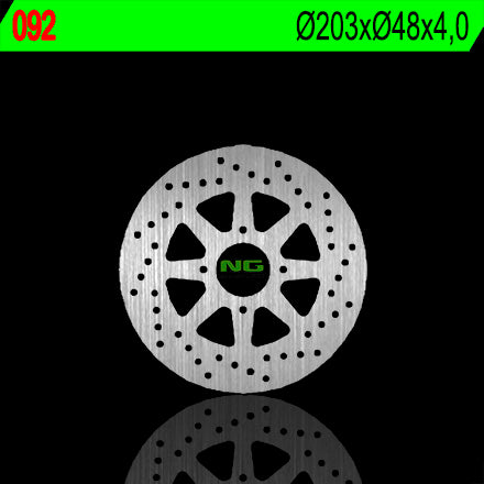 Brake disc (rotor) rear YAMAHA TZR 50R '93-'96 (203X48X4) (4X8,5MM)