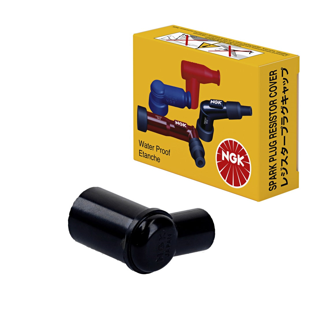 Spark Plug Cap (No. 8301) Ebonite Angled (90°) Black