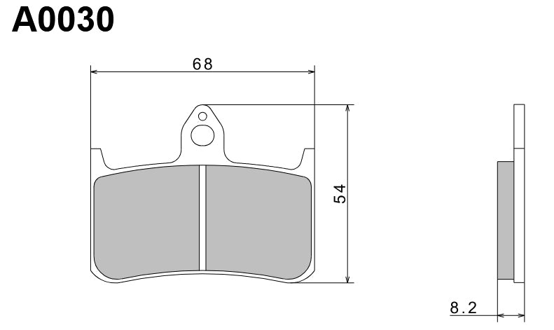 Brake Pads KH187 Premium Semi-Metallic (ECE R90) Made in Japan (2P-203NS)