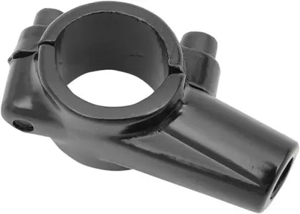 MIRROR HOLDER CLAMP FOR HANDLEBAR 22MM (7/8") BLACK (HOLE 10MM)