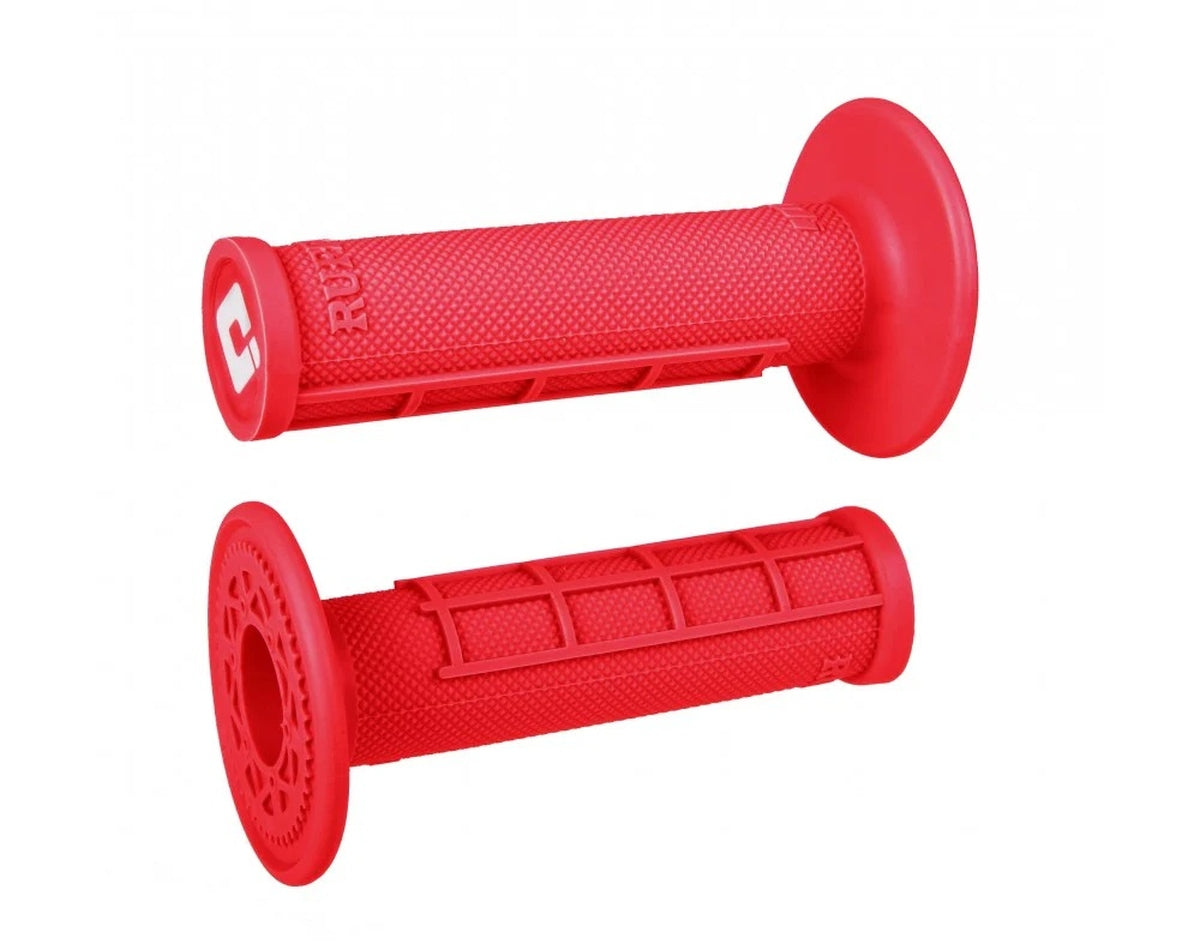 Off-Road Half Waffle MX Single Ply Grip Red
