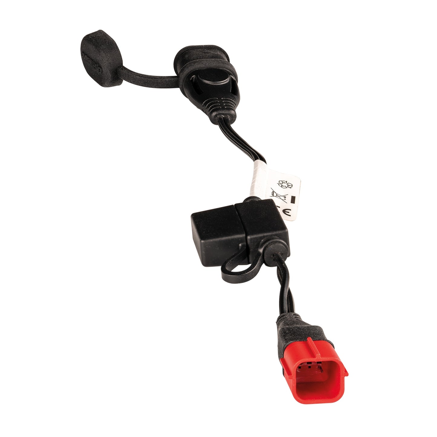 Cable (adapter) with plug to connect charger to EURO5 socket (6-pin) and SAE connector (length 40cm) (EL)