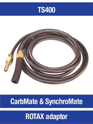 Adapter for TS110 CarbMate carburetor synchronizer for ROTAX engines (cable 2x1.8m)