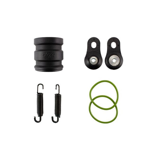 Exhaust Mounting Kit (Bracket, Springs, Connector) Beta 250/300 RR 13-24 (Rubber 30/32mm) (0040001-810-PDA0202)