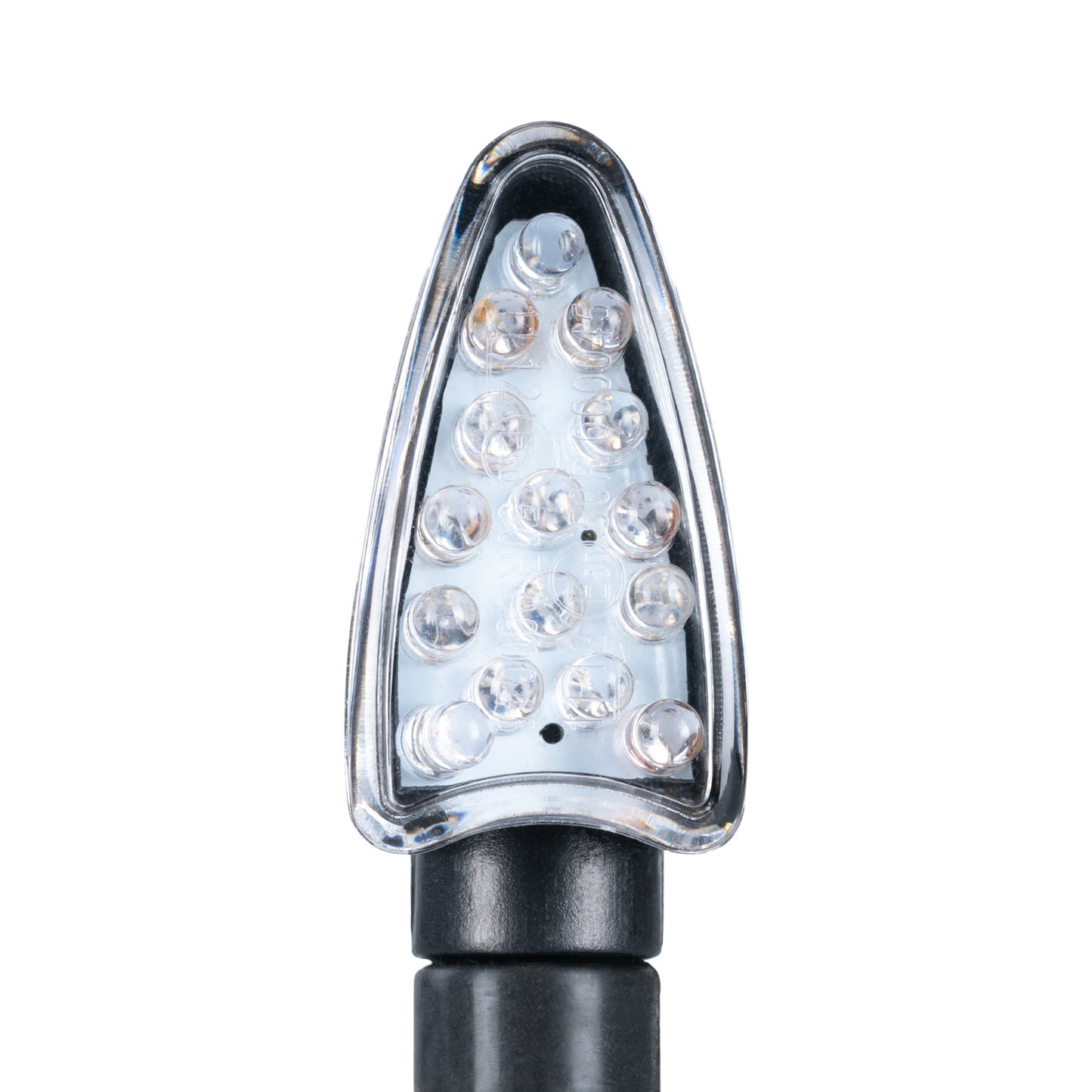 Turn Signals LED (CE) Arrow – Pair Black Long Mount (with resistors)