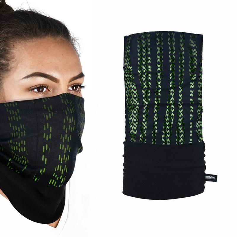 Neck Warmer Snug Haste Green Black/Green