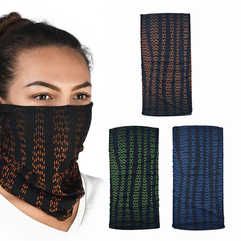Multifunction Windproof Neck Tube Comfy Haste 3-Pack Green/Blue/Orange