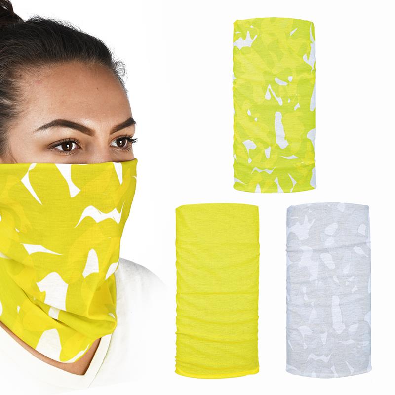Multifunction Windproof Neck Tube Comfy Havoc Fluo 3-Pack Camo/Yellow Fluo