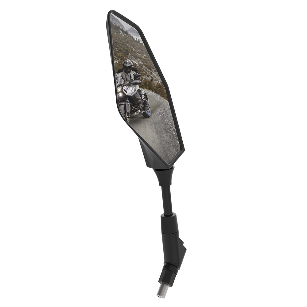 Universal Mirror Kite Left M10x1.25 RH Thread Black
