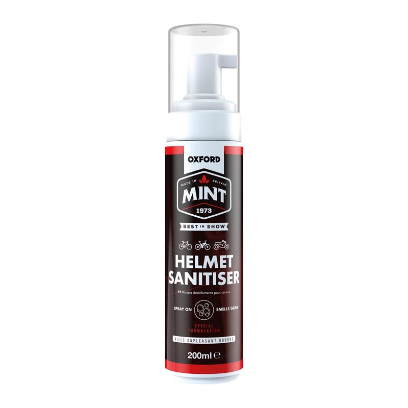 Mint Helmet Sanitiser Foam Cleaner for Helmet/Boots/Gloves 200ml