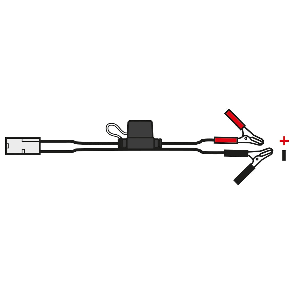 Oximiser/Maximiser Fuse Cable w/ Crocodile Clips