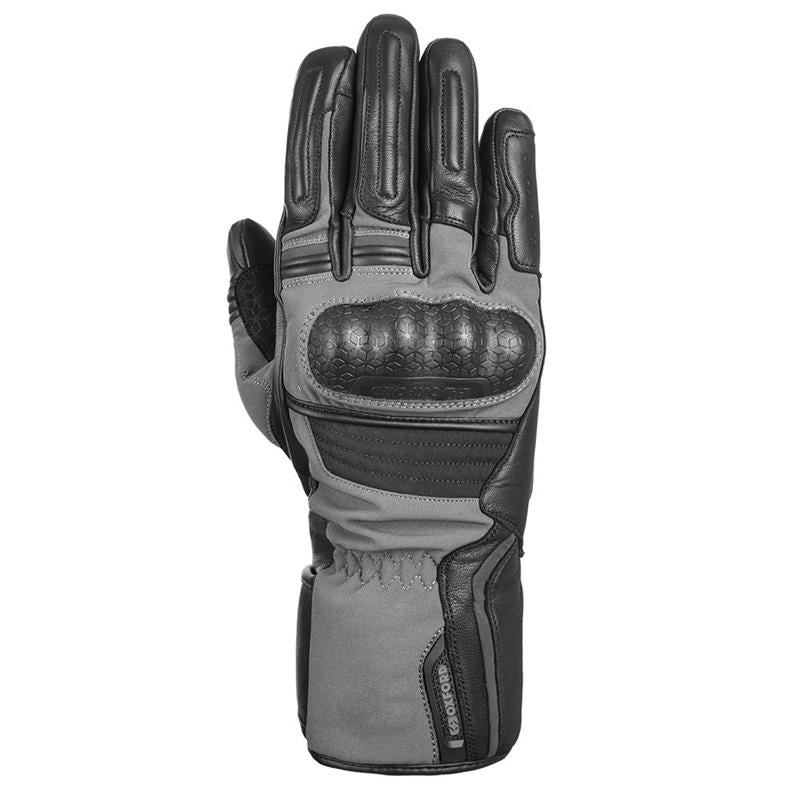 Winter Leather/Textile Gloves Hexham WP Black/Grey Size M